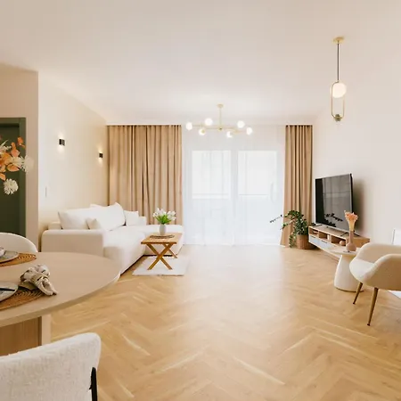 Prestige Z Balkonem - Centrum Lodzi Apartman