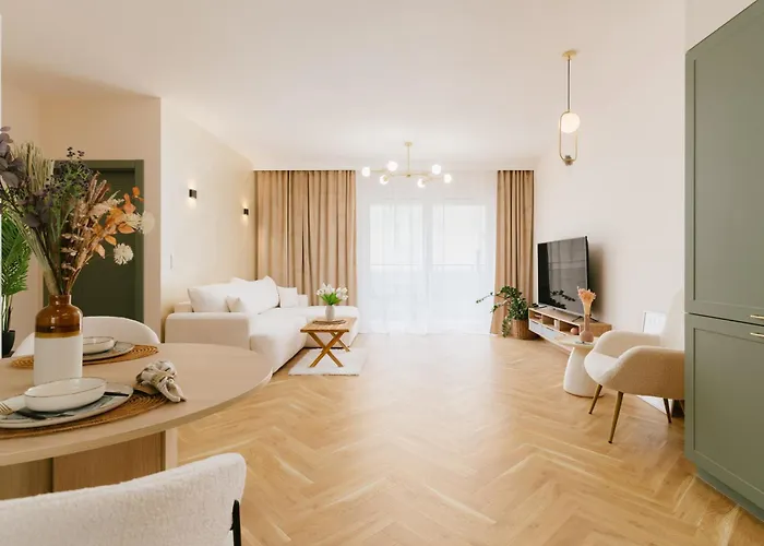 Prestige Z Balkonem - Centrum Lodzi Lägenhet