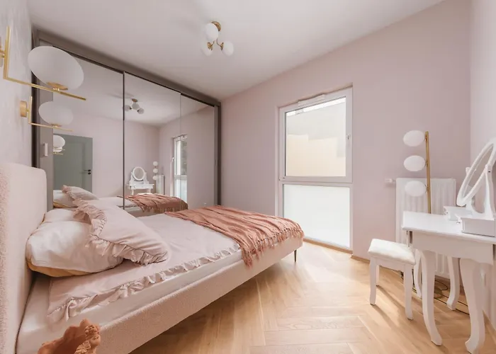 Prestige Z Balkonem - Centrum Lodzi Lägenhet Łódź